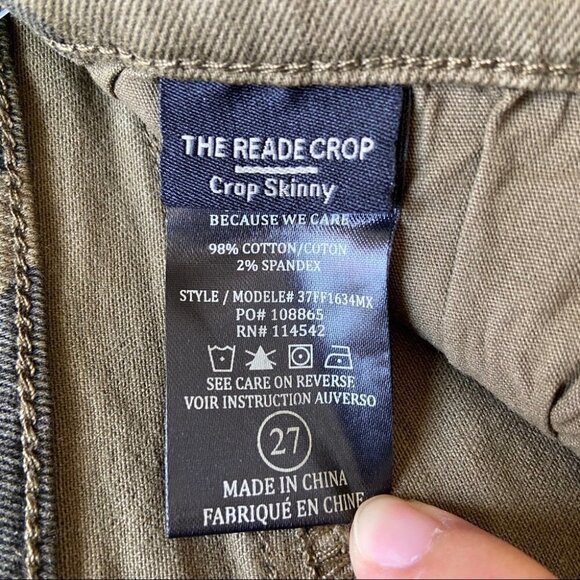 NWT BlankNYC  The Reade Crop Camouflage Skinny Jean - Picture 12 of 13